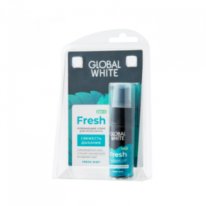 Спрей GLOBAL WHITE Fresh освежающий 15мл